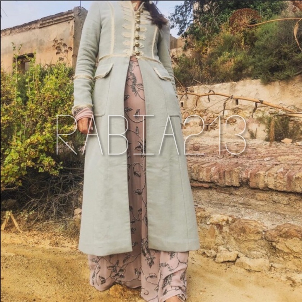 ZARA LIMITED EDITION LONG DRESS WITH APPLIQUÉS - Picture 3 of 16